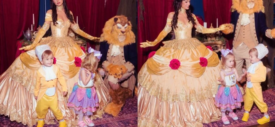 paris-hilton-responde-a-criticas-por-su-disfraz-de-bella-junto-a-sus-hijos
